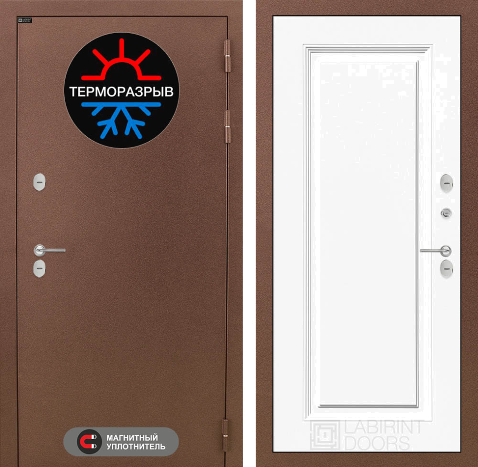 Входная дверь Термо Магнит 27 - Эмаль RAL 9003