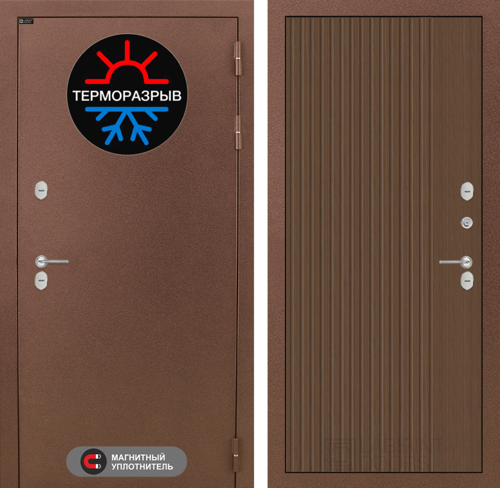 Входная дверь Термо Магнит 29 - Дуб кантри темный