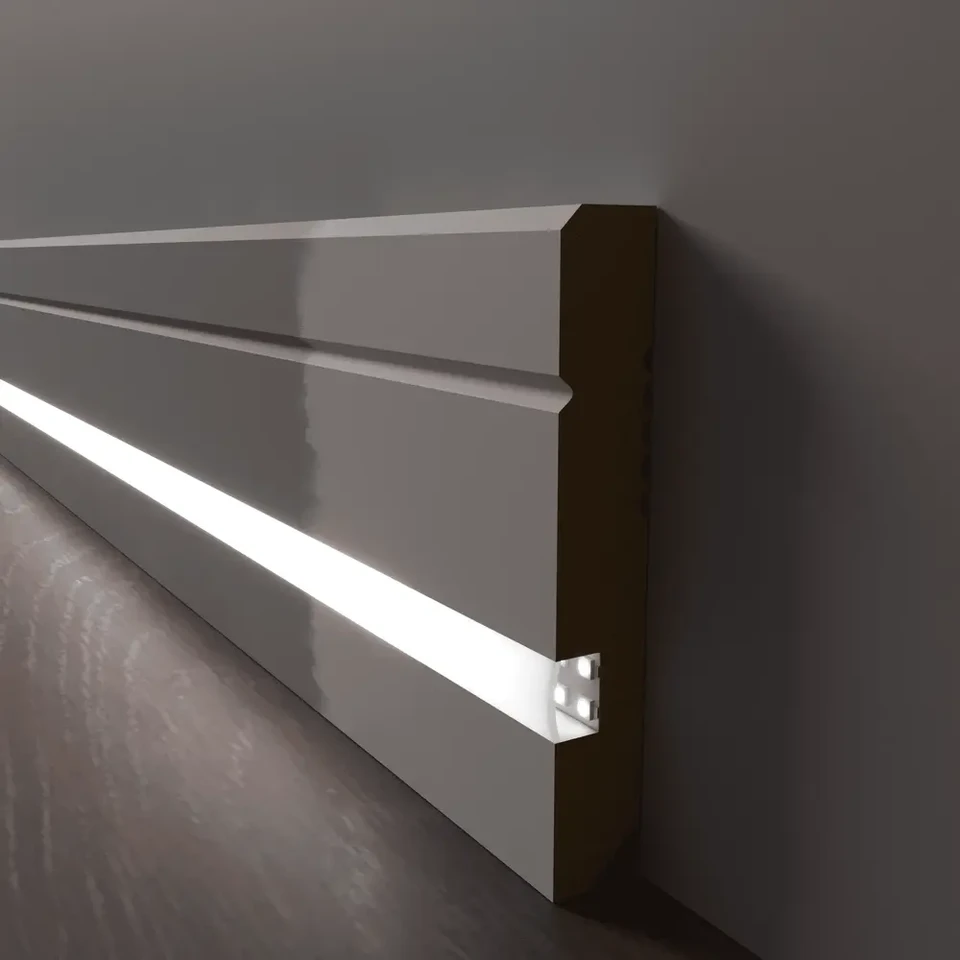 Плинтус c LED подсветкой Арканзас