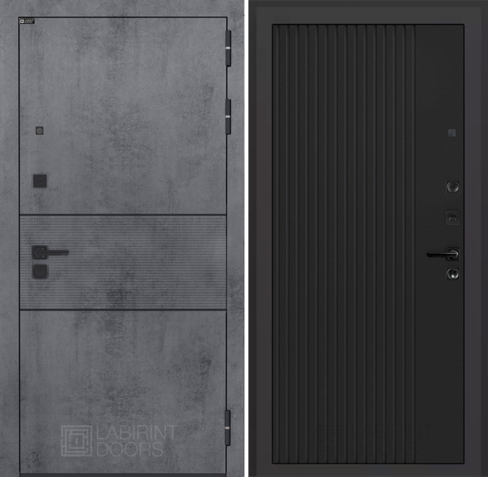 Входная дверь Инфинити 29 - Черный кварц