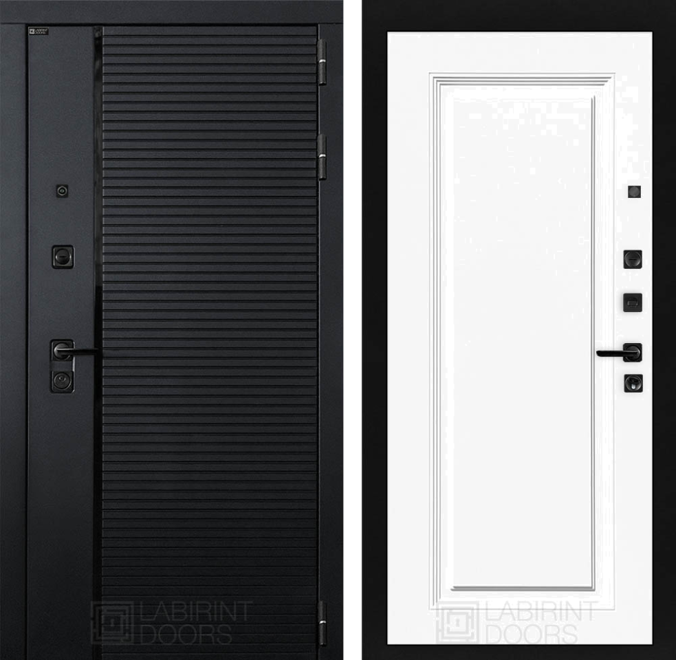 Входная дверь Пиано 27 - Эмаль RAL 9003