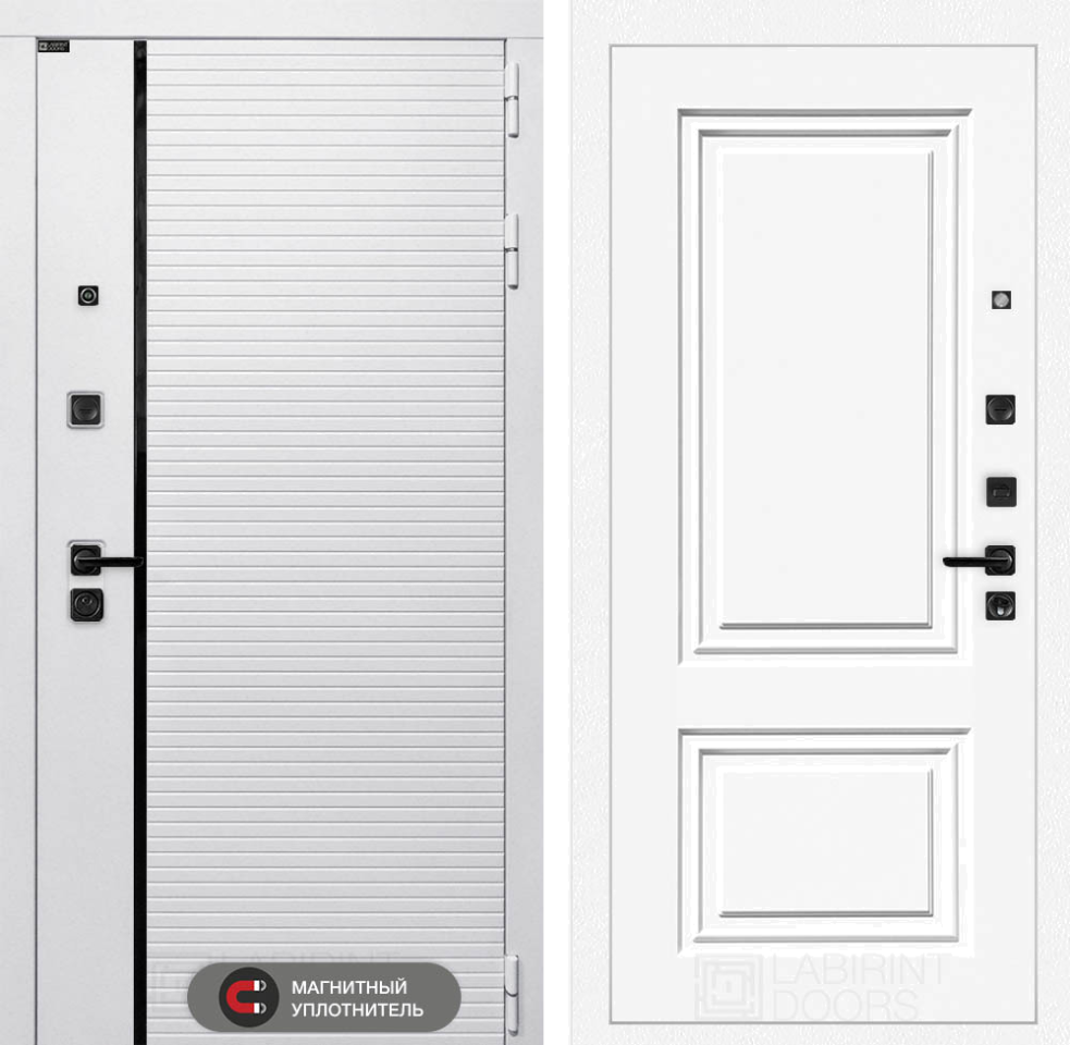 Входная дверь Роял 26 - Эмаль RAL 9003