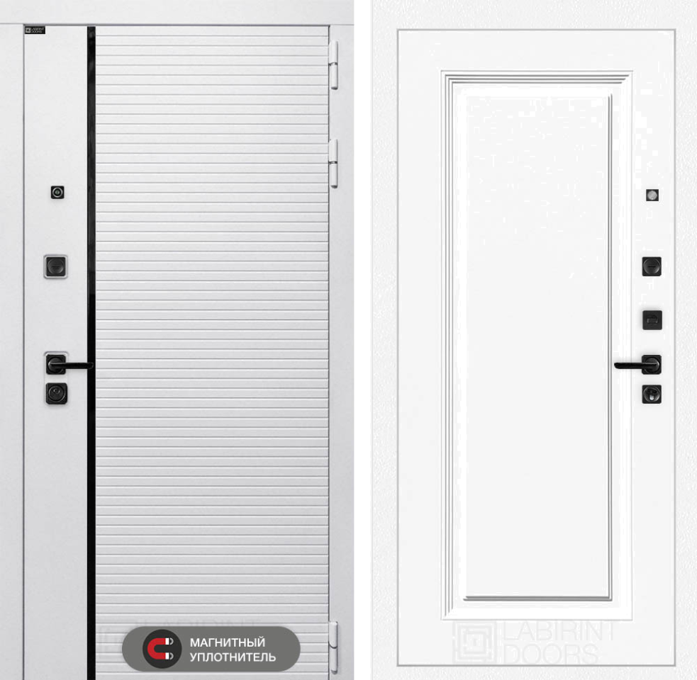 Входная дверь Роял 27 - Эмаль RAL 9003